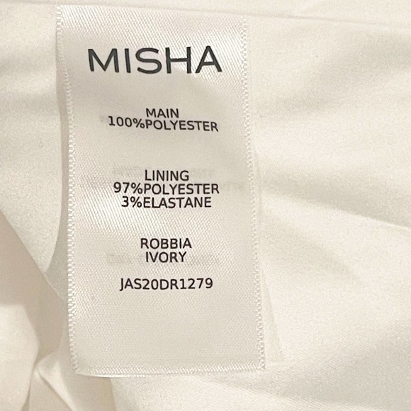 MISHA Women's Ivory Robbia Dress Size 4 NWT - Picture 7 of 12